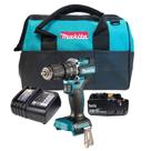 Pararfusadeira De Impacto 1/2'' 18v 40nm Dhp487 Com 02 Baterias 3ah, Carregador Bivolt E Bolsa
