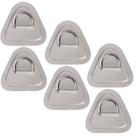 Parche D-Ring TOBWOLF de Acero Inoxidable 9 cm para Bote Inflable