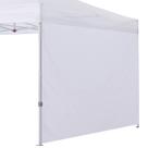Pared Lateral para Toldo COOSHADE Instant SunWall 12x12 Blanca, Paquete de 1