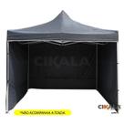Parede de Fechamento Nylon Preta 3x1.85 M Tenda Gazebo