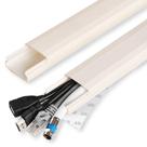 Parede de gerenciamento de cabos de TV Cable Hider YCLYC 160 cm PVC bege