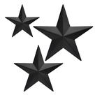 Parede decorativa Star JoyEvy 6 9” 12 Black Iron Rustic Vintage