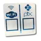 PAREDE DUPLO WI-FI e PIX - Cristal com Azul
