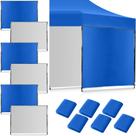 Paredes Laterales para Carpa Vincreem 6 Pzas para Carpa Plegable 3x3m Azul