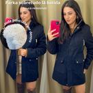 Parka de Lã Batida Feminina Adulta