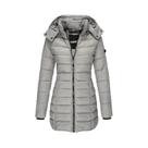 Parka Feminina De Inverno Acolchoada Grossa E Quente Com Zíperes, Manga Longa, Casual, Slim, Parka Feminina De Inverno Acolchoada Grossa E Quente Com Zíperes, Manga Longa, Casual, Slim,