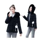 Parka Feminina De Inverno Com Gola De Pele Sintética E Capuz, Jaqueta De Algodão Acolchoada Para Parka Feminina De Inverno Com Gola De Pele Sintética E Capuz, Jaqueta De Algodão Acolchoada Para