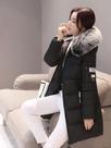 Parka Feminina De Inverno Preta Com Gola De Pele E Capuz, Bolsos Com Zíper, Longa, Slim, Quente E