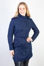 Parka feminina impermeável com capuz removível 84176