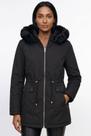 Parka feminina resinada dupla face com pelo 61469 - Parka feminina resinada dupla face com pelo 61469 -