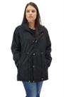 Parka Jaqueta Butu Biru Extra Grande Plus Size Feminino Tamanho:G2Cor:Preto