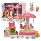 Parque De Diversões Casinha Feliz Balanço Com Boneca E Acessórios