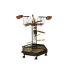 Parque Morapet Play Toy Playground Para Papagaios Calopsitas Cor:Ouro Velho