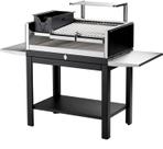 Parrilla Com Base Grelha Argentina + Descanso + 2 Apoio Lateral HMD