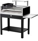 Parrilla Com Base Grelha Uruguaia + Descanso + 1 Apoio Lateral HMD