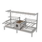 Parrilla Dupla de Alvenaria 118X45 Com Grelha Uruguaia 6 Espetos e Tendal Parrilla Dupla de Alvenaria 118X45 Com Grelha Uruguaia 6 Espetos e Tendal