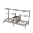 Parrilla Dupla de Alvenaria 118X45 Com Grelha Uruguaia e Tendal Parrilla Dupla de Alvenaria 118X45 Com Grelha Uruguaia e Tendal