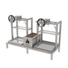 Parrilla Dupla de Alvenaria 118X45 Grelha Uruguaia e Argentina Com Elevação Parrilla Dupla de Alvenaria 118X45 Grelha Uruguaia e Argentina Com Elevação