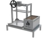 Parrilla para Churrasqueira de Alvenaria com Elevação - Linha Premium Hotbox, Grelha Uruguaia Inox 74x45cm Parrilla para Churrasqueira de Alvenaria com Elevação - Linha Premium Hotbox, Grelha Uruguaia Inox 74x45cm