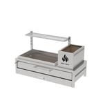 Parrilla Residencial Premium INOX 304 Bancada 97 x 45cm