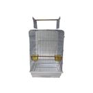 Parrot Cage YML 46x46x69 cm 3/4" com espaçamento entre barras branco