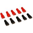 Parts Express Conectores Desconectores Fêmea Dourados 12 AWG 1/4" 5 Pares