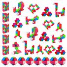 Party Favors Aubrogo Fidgets Snake Cube Puzzles 30 unidades para crianças Party Favors Aubrogo Fidgets Snake Cube Puzzles 30 unidades para crianças
