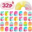 Party Favors AZEN Mini Spring 32 unidades para crianças de 3 a 5 a 8 anos Party Favors AZEN Mini Spring 32 unidades para crianças de 3 a 5 a 8 anos