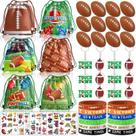 Party Favors Football Bluegogo 60 unidades com bolsas com cordão
