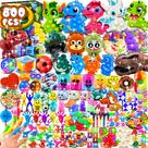 Party Favors FORLINX 800 peças de brinquedos Dinosaur Fidget para crianças