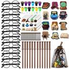 Party Favors Pasimy Wizard, 144 unidades com caderno, óculos, lápis