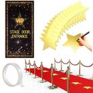 Party Red Carpet Runner Timtin 0,055 mm de espessura 0,8 x 4,4 mm
