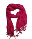 Pashmina Cachecol Lenço Xale Argentina Rosa 1,90X60Cm