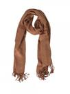 Pashmina Via Lessa Santiago Liso em Viscose Marrom