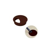Passa Fio Cabo de 46 Mm Marrom Para Mesas E Bancadas Mk