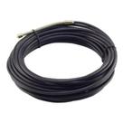Passa fio preto c/alma de aço 20m - forceline Passa fio preto c/alma de aço 20m - forceline