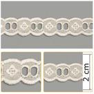 Passa Fita Cru 2,0cm Arte Punto PP056 - 13,7 Metros Passa Fita Cru 2,0cm Arte Punto PP056 - 13,7 Metros