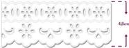 Passa Fita Marilda Mod. 05 com Lasy 10 Metros Branco Passa Fita Marilda Mod. 05 com Lasy 10 Metros Branco