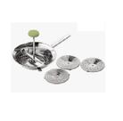 Passa Verdura inox c/ 3 Discos