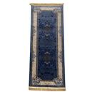 Passadeira Persa Royal Azul 75x200cm Fio Acetinado - Ideal para Corredor