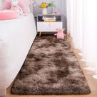 Passadeira Quarto Felpudo Peludo Mesclado Marrom 60 X 180 Cm