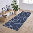 Passadeira Sala Quarto Veludo Blagorodna 140x40 Antiderrapan