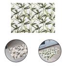 Passadeira Tapete Cozinha Antiderrapante Tropical Bambu de Jardim 43x65cm Banheiro Lavanderia Passadeira Tapete Cozinha Antiderrapante Tropical Bambu de Jardim 43x65cm Banheiro Lavanderia