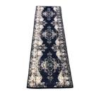 Passadeira Trilho 2M Vintage Reload Azul 80X200Cm Tipo Persa