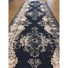 Passadeira Trilho 2M Vintage Reload Azul 80X200Cm Tipo Persa