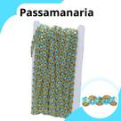 Passamanaria Azul Turquesa - Fita Galão - Rolo C/20 Metros - 49 Nybc