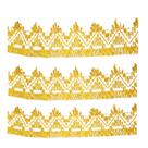 Passamanaria metalizada 50 mm cor dourado peça c/10 metros