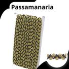 Passamanaria Preta - Fita Galão - Rolo C/20 Metros - 49 Nybc