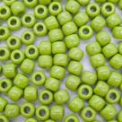Passante Miçanga Tererê Plástico Verde 10mm 100pçs 80g