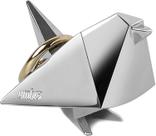 Pássaro origami - porta anel cromado - umbra